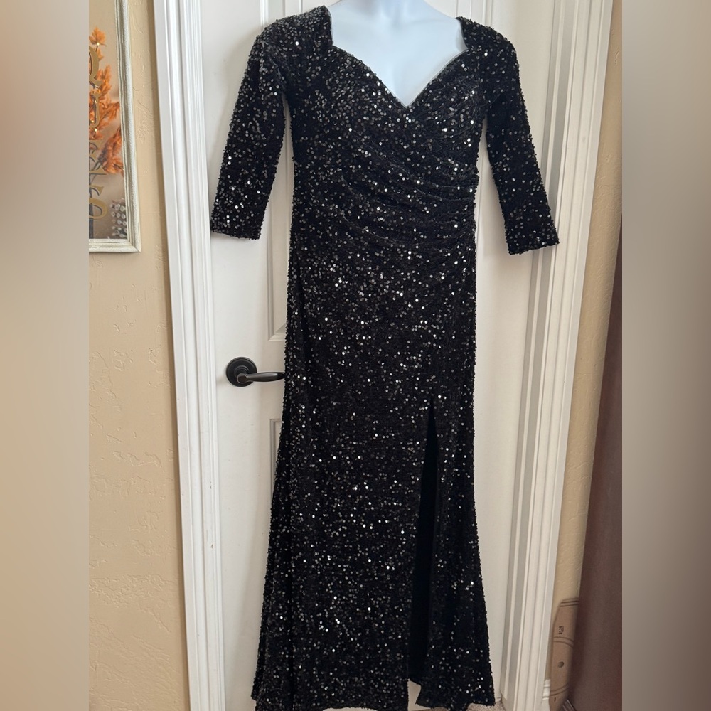 Adora Design Black Sequin Evening Gown
✨ Size XL (Style 3058)